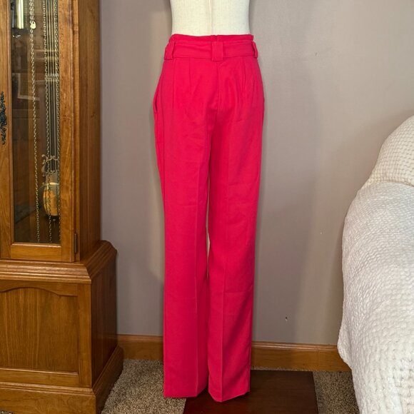 Express Hot Pink High-Rise Ankle Pants – Women's Size 4L - Picture 5 of 9